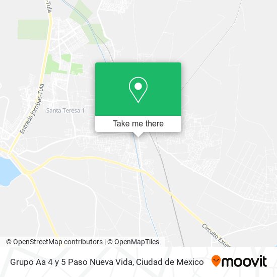 Grupo Aa 4 y 5 Paso Nueva Vida map