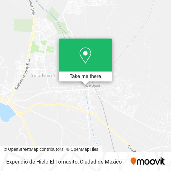 Expendio de Hielo El Tomasito map
