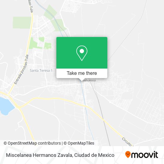 Mapa de Miscelanea Hermanos Zavala