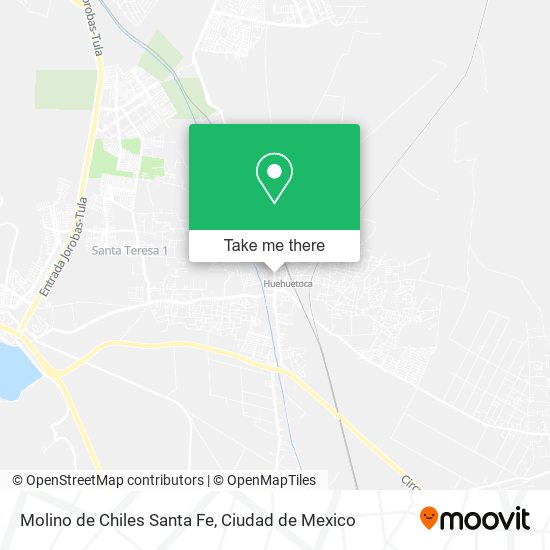 Mapa de Molino de Chiles Santa Fe