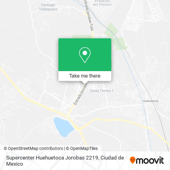 Supercenter Huehuetoca Jorobas 2219 map
