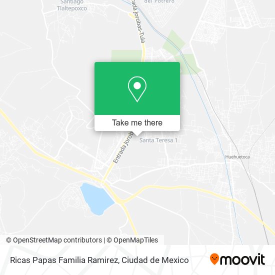 Mapa de Ricas Papas Familia Ramirez