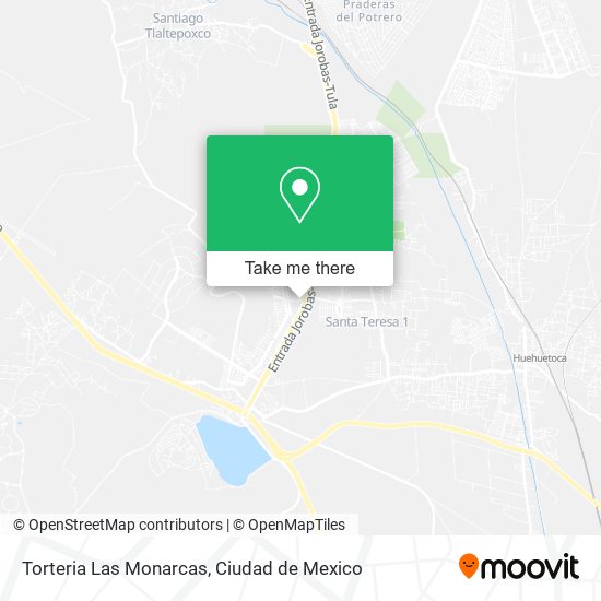 Torteria Las Monarcas map