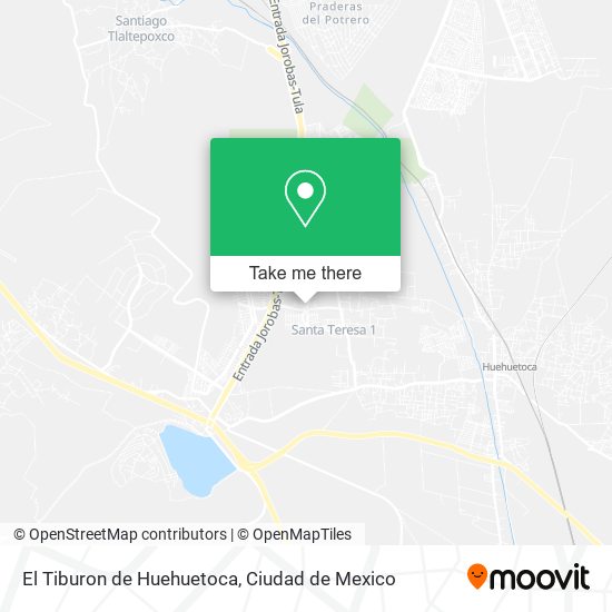 El Tiburon de Huehuetoca map