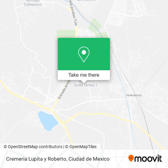 Mapa de Cremeria Lupita y Roberto