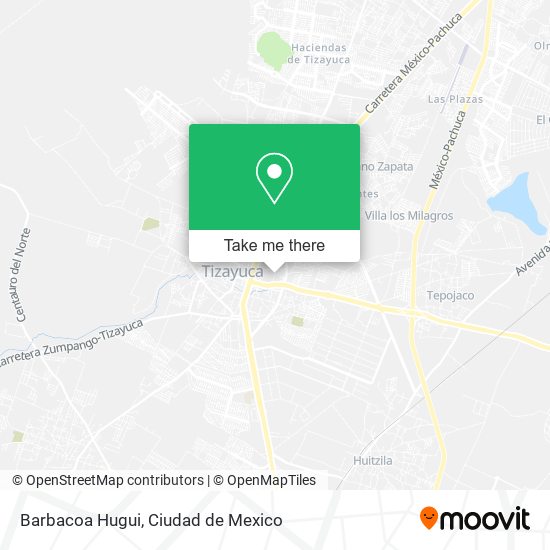 Mapa de Barbacoa Hugui