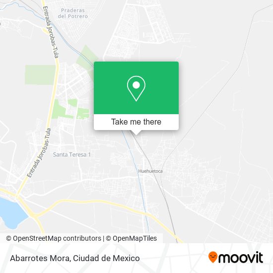 Abarrotes Mora map