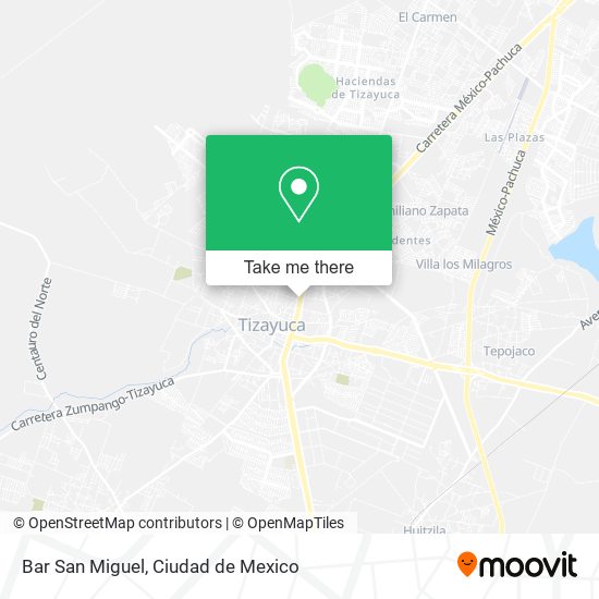 Bar San Miguel map