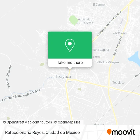 Refaccionaria Reyes map