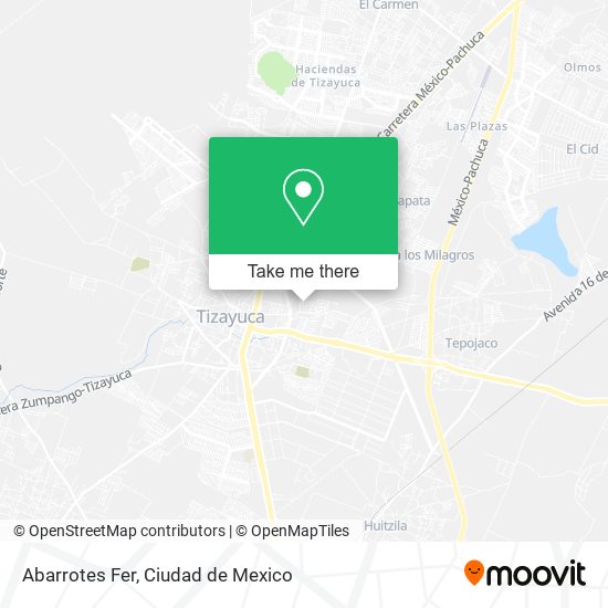 Abarrotes Fer map