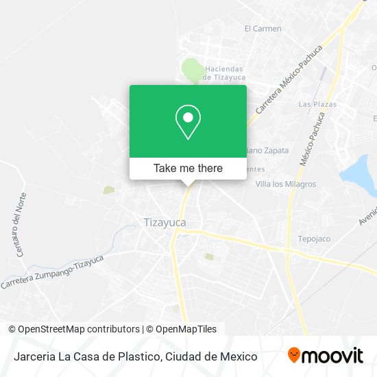 Jarceria La Casa de Plastico map