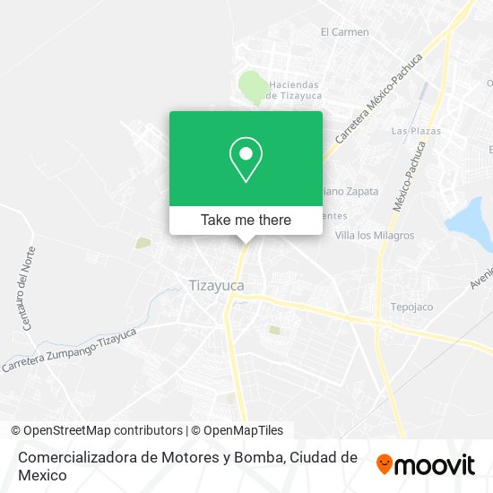 Comercializadora de Motores y Bomba map