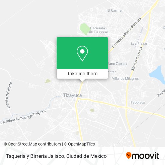 Taqueria y Birreria Jalisco map