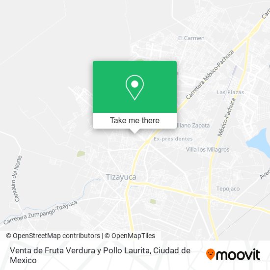 Venta de Fruta Verdura y Pollo Laurita map