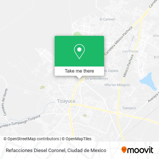 Refacciones Diesel Coronel map