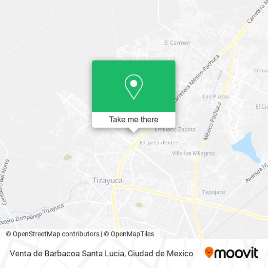 Venta de Barbacoa Santa Lucia map