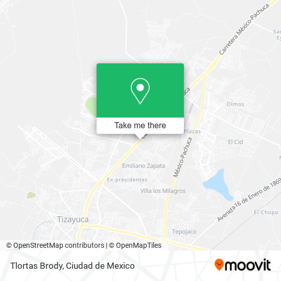 Mapa de Tlortas Brody