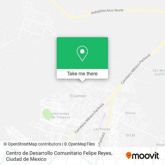 Centro de Desarrollo Comunitario Felipe Reyes map