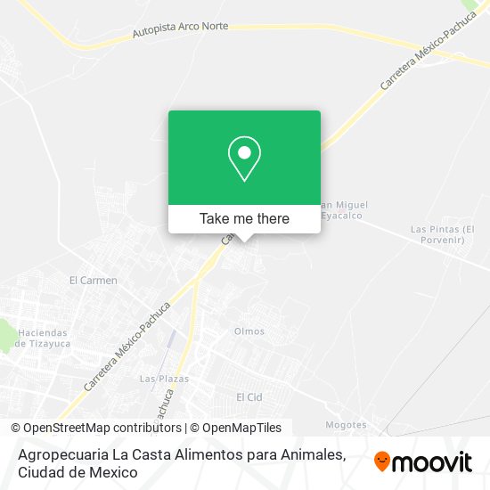 Agropecuaria La Casta Alimentos para Animales map