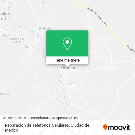 Reparacion de Telefonos Celulares map
