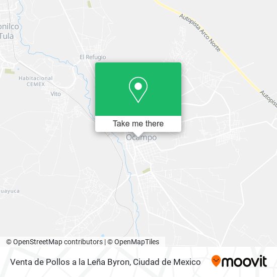 Venta de Pollos a la Leña Byron map