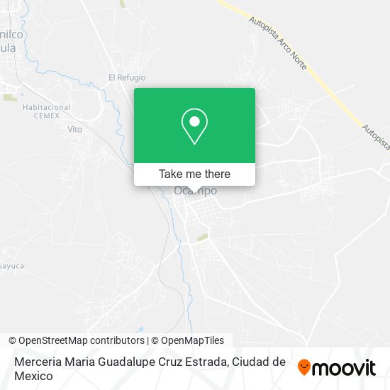 Merceria Maria Guadalupe Cruz Estrada map