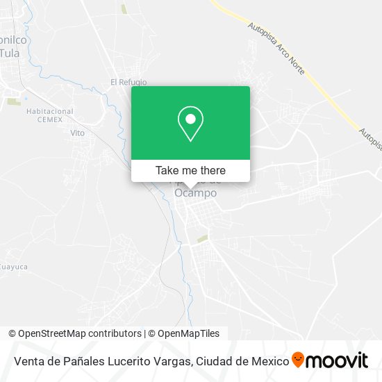 Venta de Pañales Lucerito Vargas map