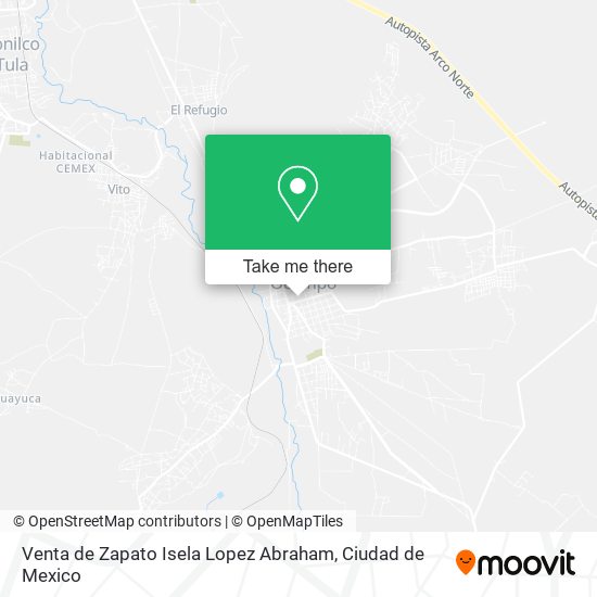 Mapa de Venta de Zapato Isela Lopez Abraham