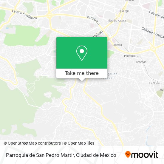 Parroquia de San Pedro Martir map