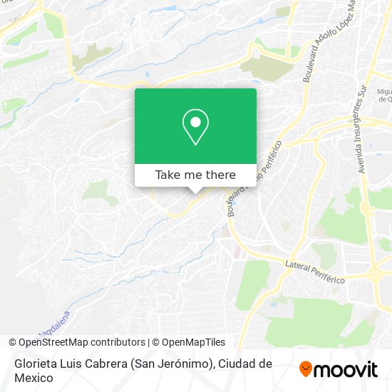 Glorieta Luis Cabrera (San Jerónimo) map