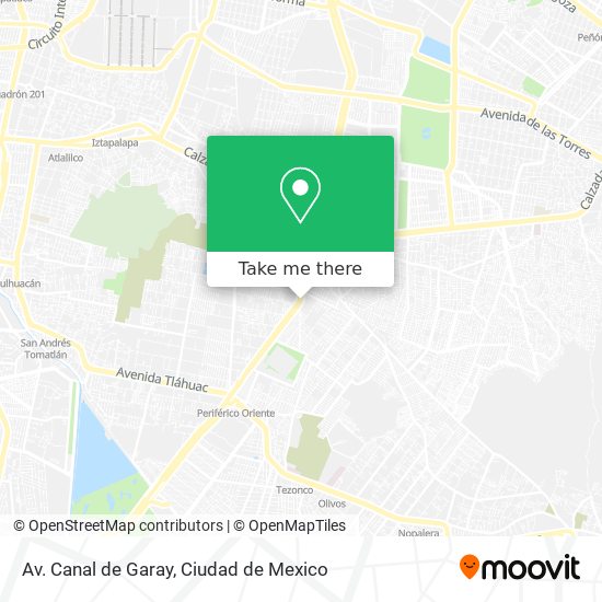 Mapa de Av. Canal de Garay