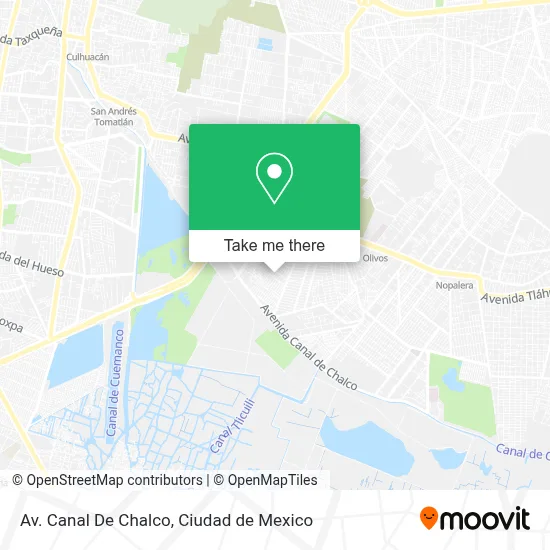 Av. Canal De Chalco map