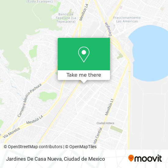 Jardines De Casa Nueva map