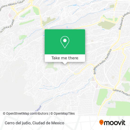 Mapa de Cerro del judio