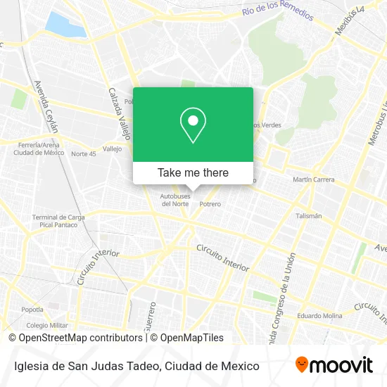 Iglesia de San Judas Tadeo map