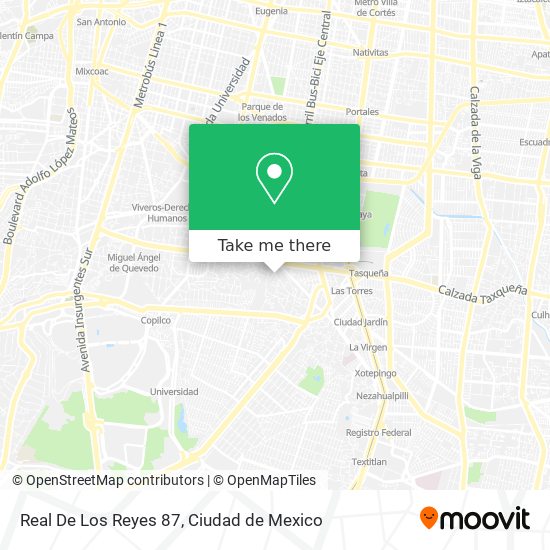 Real De Los Reyes 87 map
