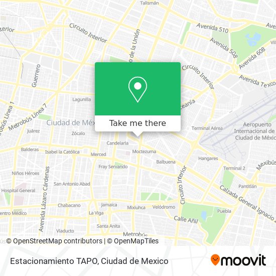 Mapa de Estacionamiento TAPO