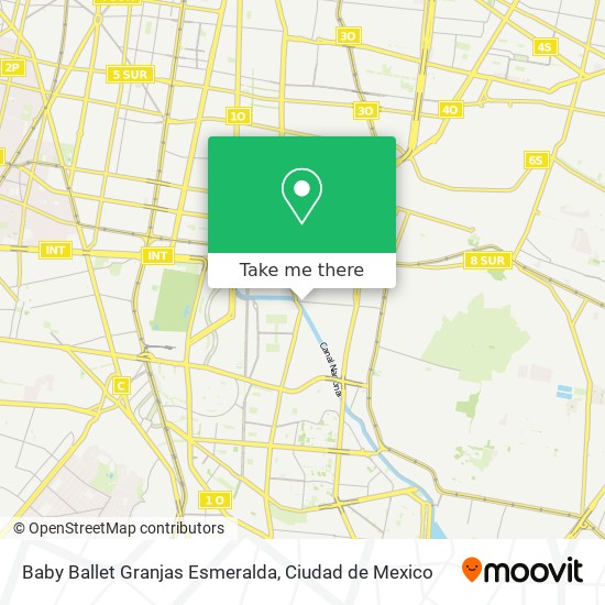 Mapa de Baby Ballet Granjas Esmeralda