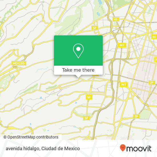 avenida hidalgo map