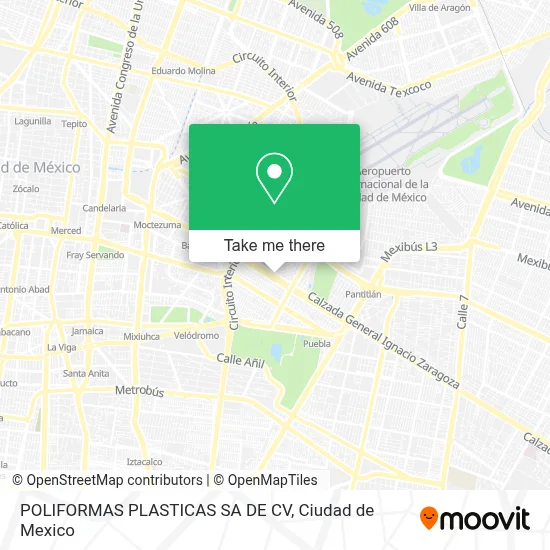 POLIFORMAS PLASTICAS SA DE CV map