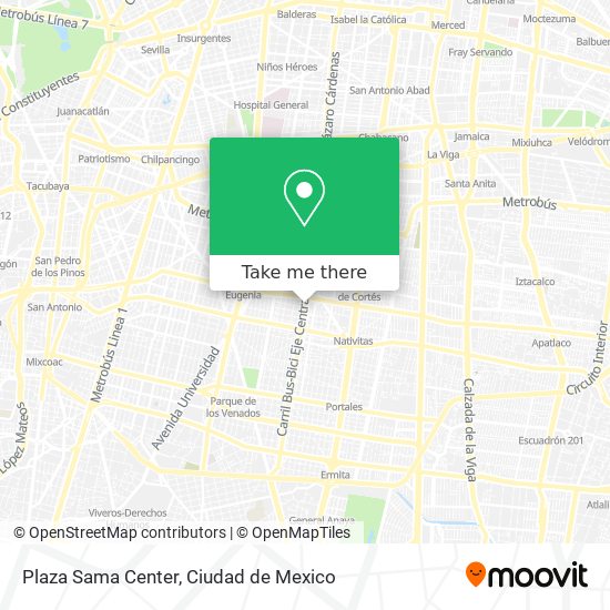 Mapa de Plaza Sama Center