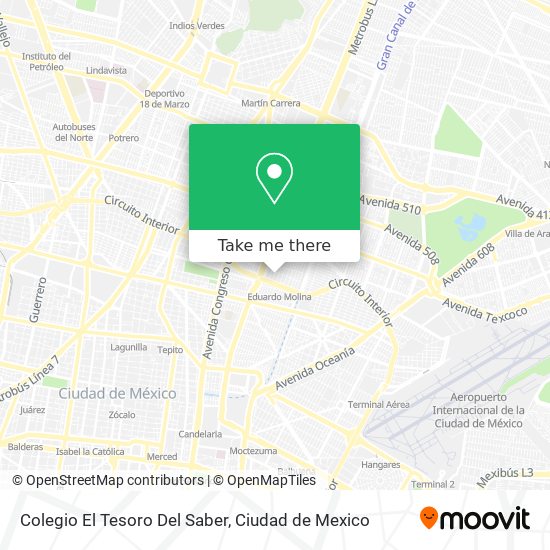 Mapa de Colegio El Tesoro Del Saber