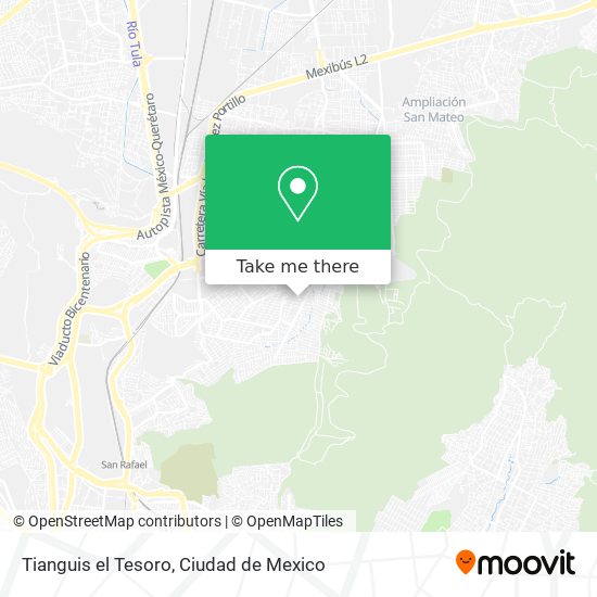 Mapa de Tianguis el Tesoro