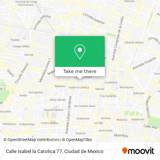 Calle Isabel la Catolica 77 map