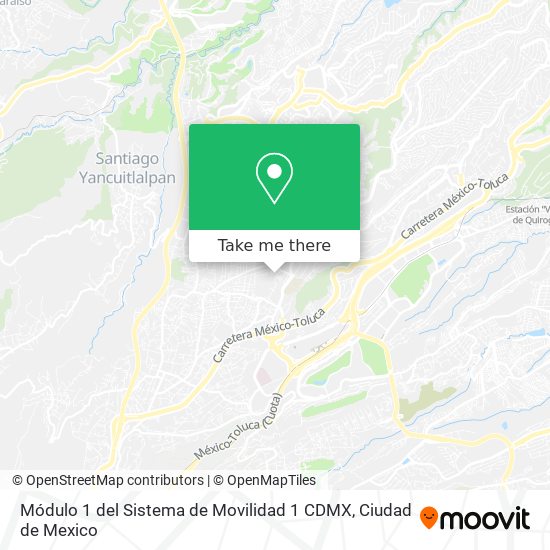 Módulo 1 del Sistema de Movilidad 1 CDMX map