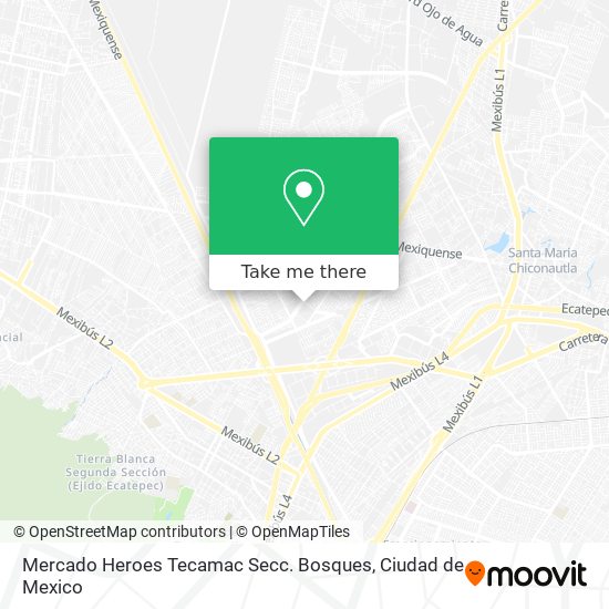 Mercado Heroes Tecamac Secc. Bosques map