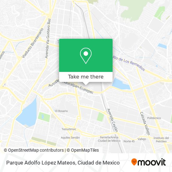 Parque Adolfo López Mateos map