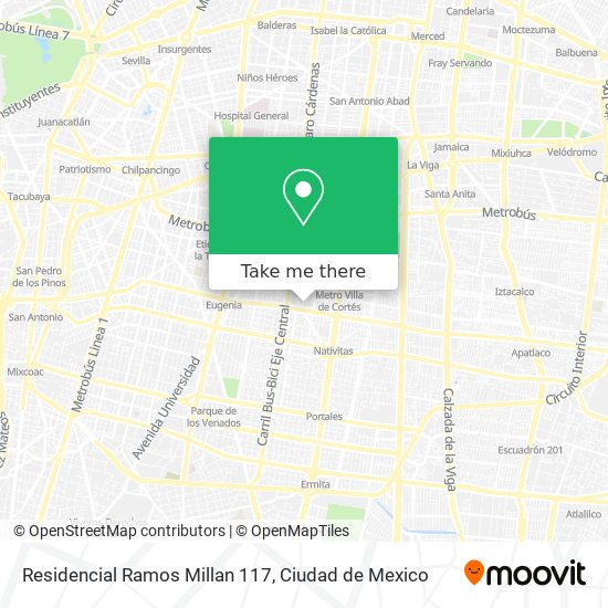 Residencial Ramos Millan 117 map