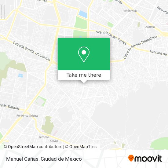 Manuel Cañas map