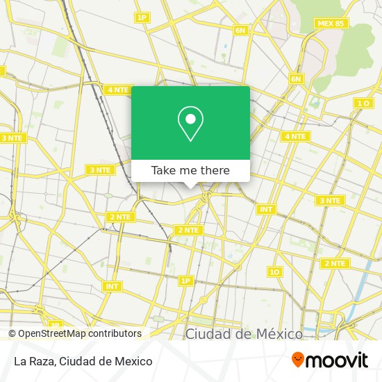 La Raza map
